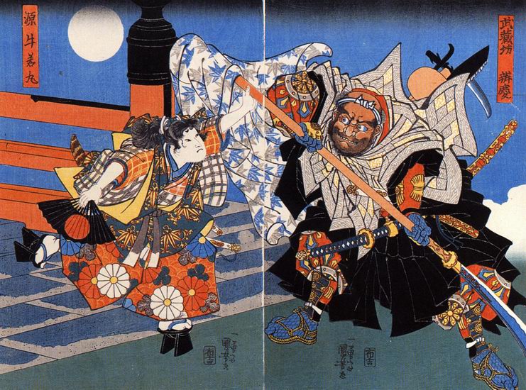 minamoto_no_yoshitsune_und_benkei_kaempfen_auf_der_gojo-bruecke_darstellung_von_kuniyoshi.jpg